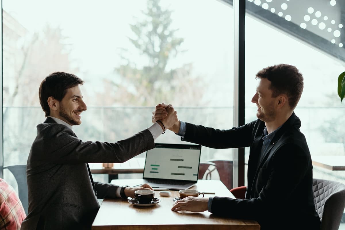 Business team discussion